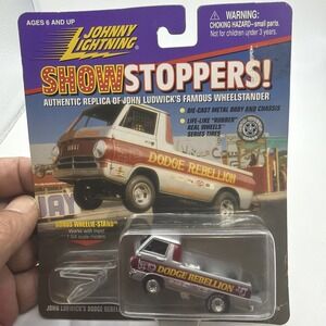 Johnny Lightning John Ludwick's Dodge Rebellion Show Stoppers‎ w/ Wheelie Stand